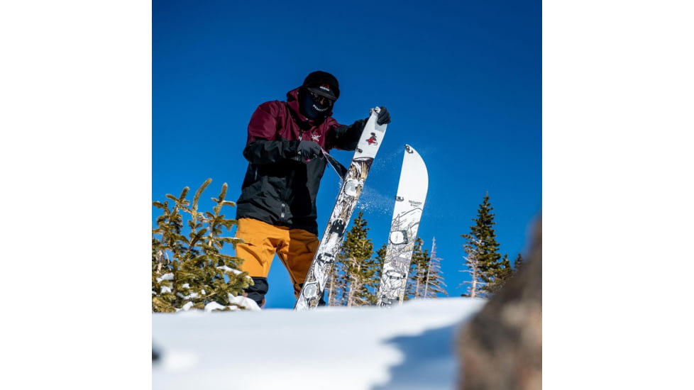 Weston Backwoods Splitboard Artist Series - 21/22, White, 163, 106163025G