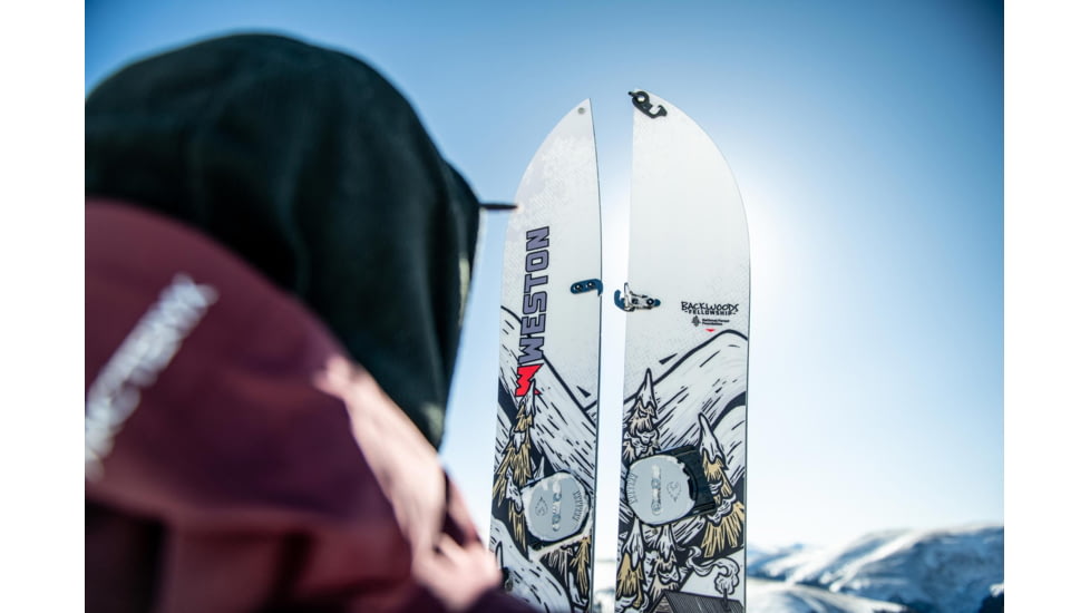 Weston Backwoods Splitboard Artist Series - 21/22, White, 163, 106163025G