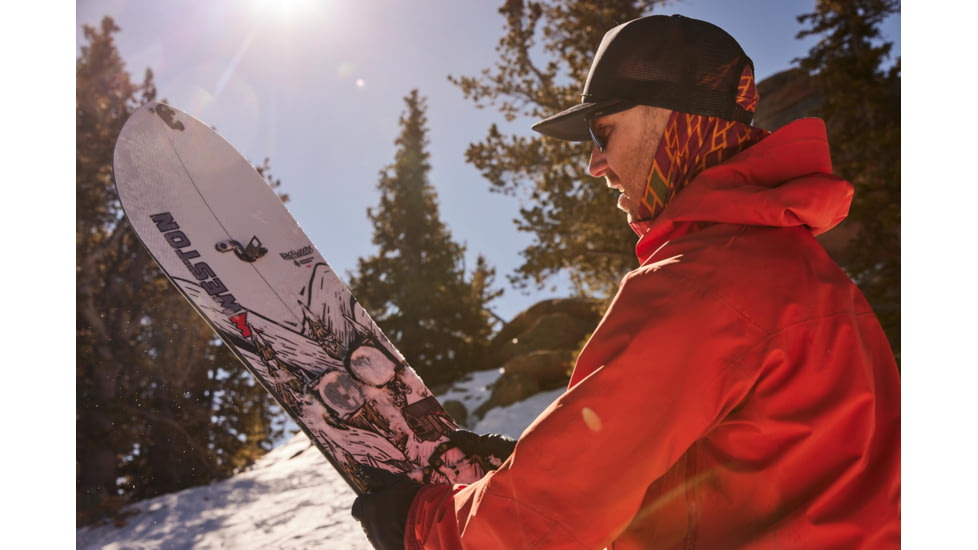 Weston Backwoods Splitboard Artist Series - 21/22, White, 163, 106163025G