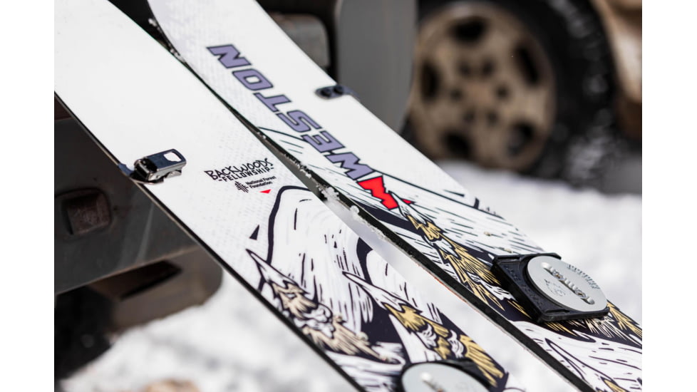 Weston Backwoods Splitboard Artist Series - 21/22, White, 163, 106163025G
