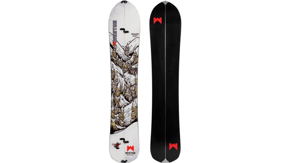 Weston Backwoods Splitboard Artist Series - 21/22, White, 163W, 106163W25G