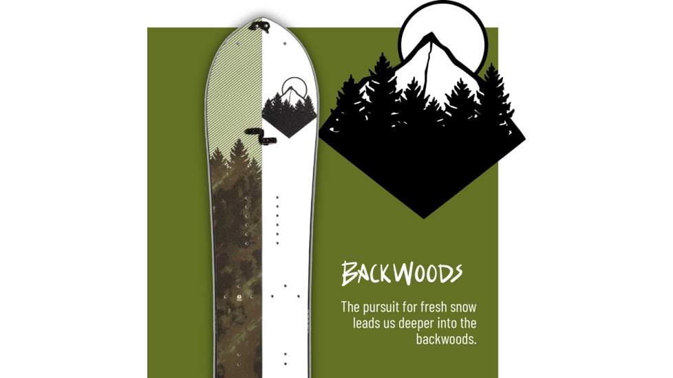 Weston Backwoods Splitboard, Green, 157, 22.006.025.157V0