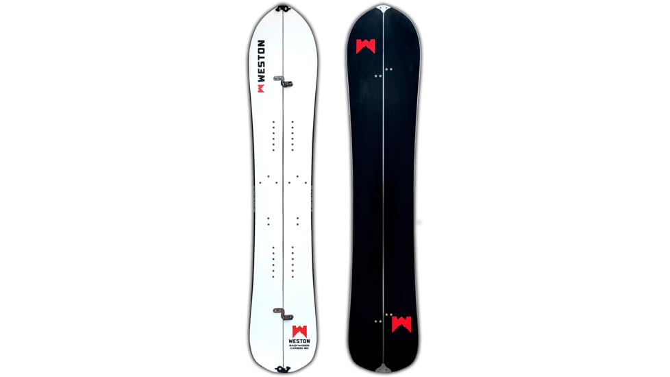 Weston Carbon Backwoods Splitboard - 21/22, White, 157, 106157045G