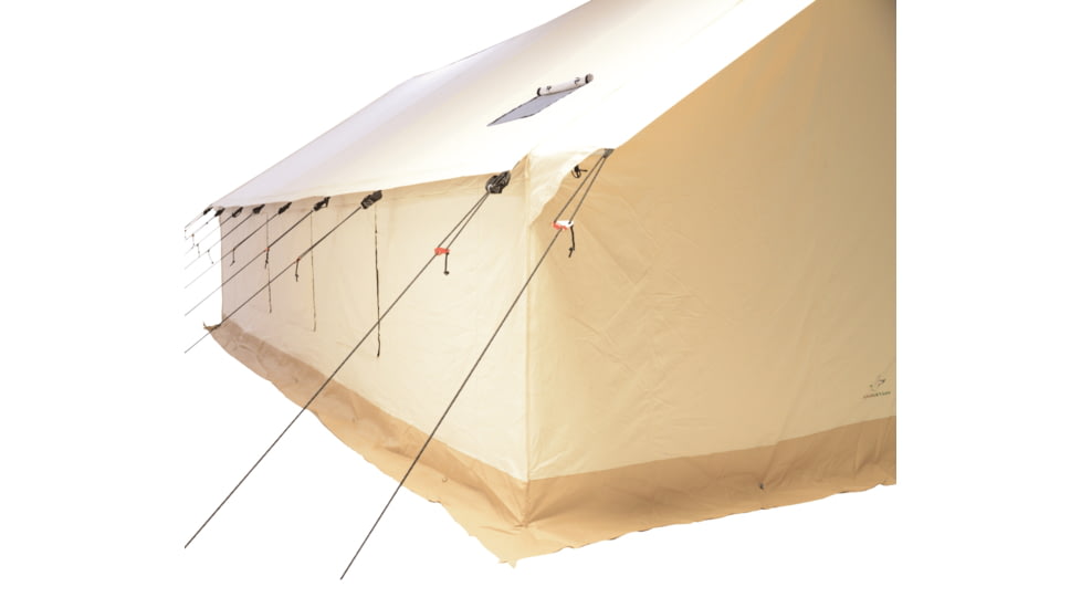 White Duck Alpha Wall Tent, Water Repellent, 16 x 20ft, WD-0024