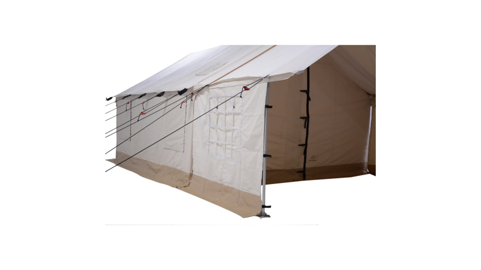 White Duck Alpha Wall Tent Canvas Porch, 8x10ft, WTCP-8x10