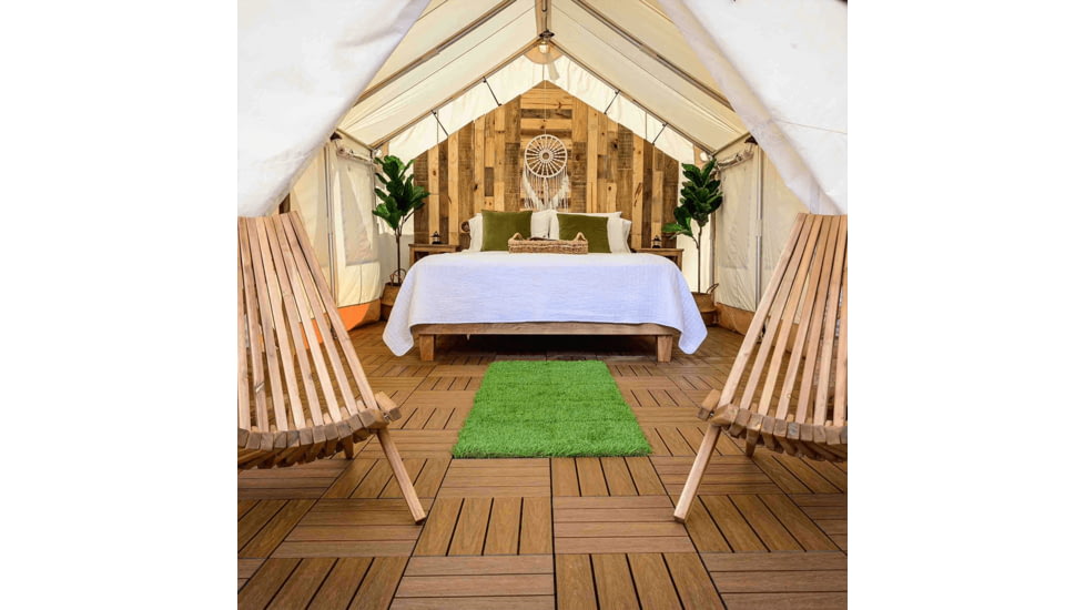 White Duck Alpha Wall Tent, Water Repellent, 10ft x 12ft, WD-0045