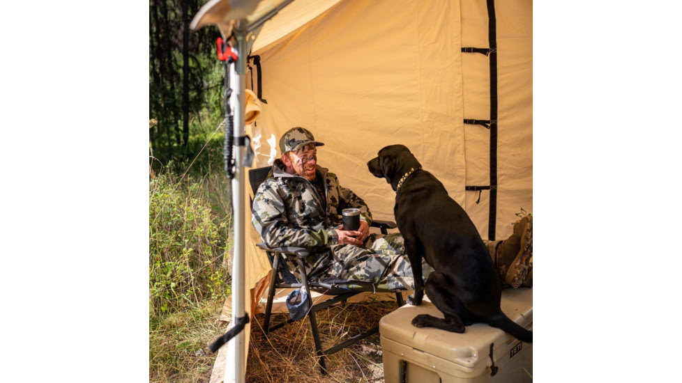 White Duck Alpha Wall Tent, Water Repellent, 10ft x 12ft, WD-0045