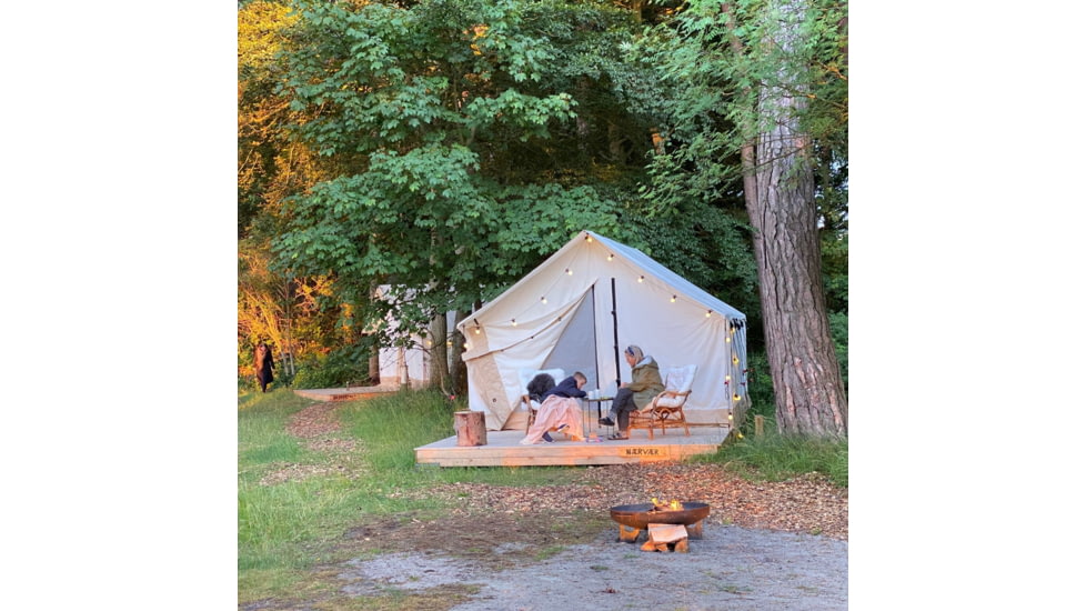 White Duck Alpha Wall Tent, Water Repellent, 10ft x 12ft, WD-0045