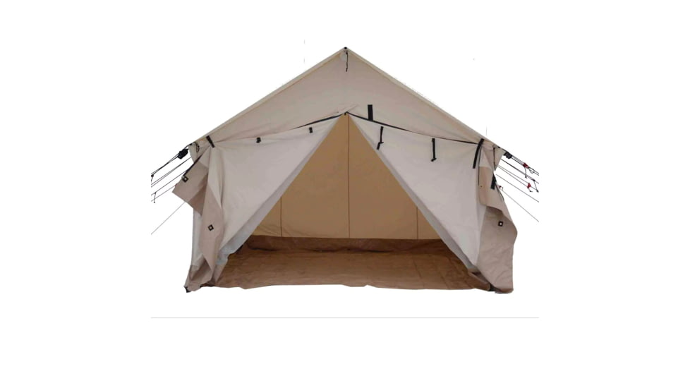 White Duck Alpha Wall Tent, Water Repellent, 10ft x 12ft, WD-0045