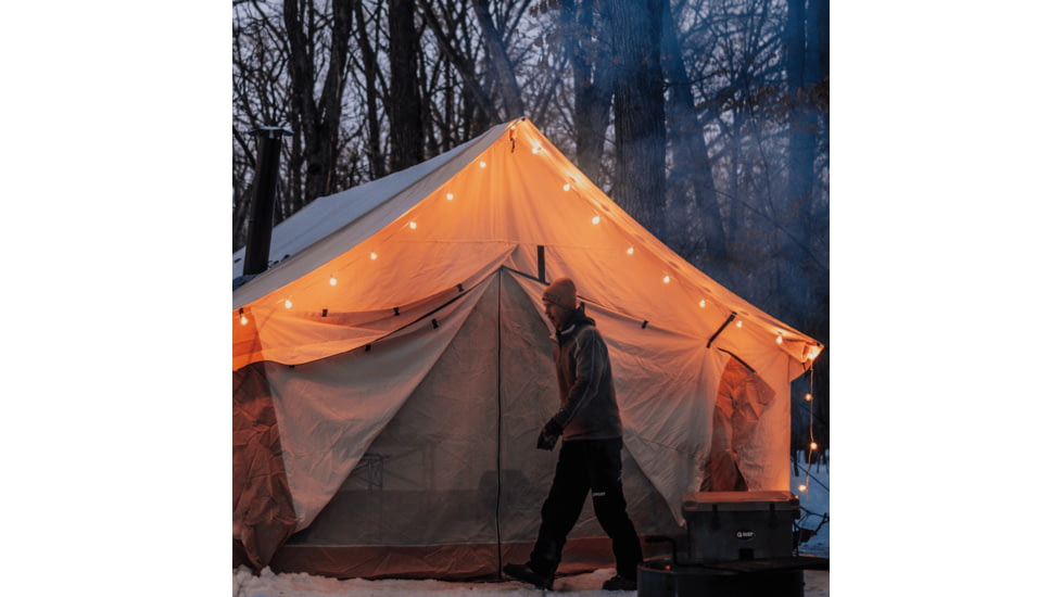 White Duck Alpha Wall Tent, Water Repellent, 12ft x 14ft, WD-0012