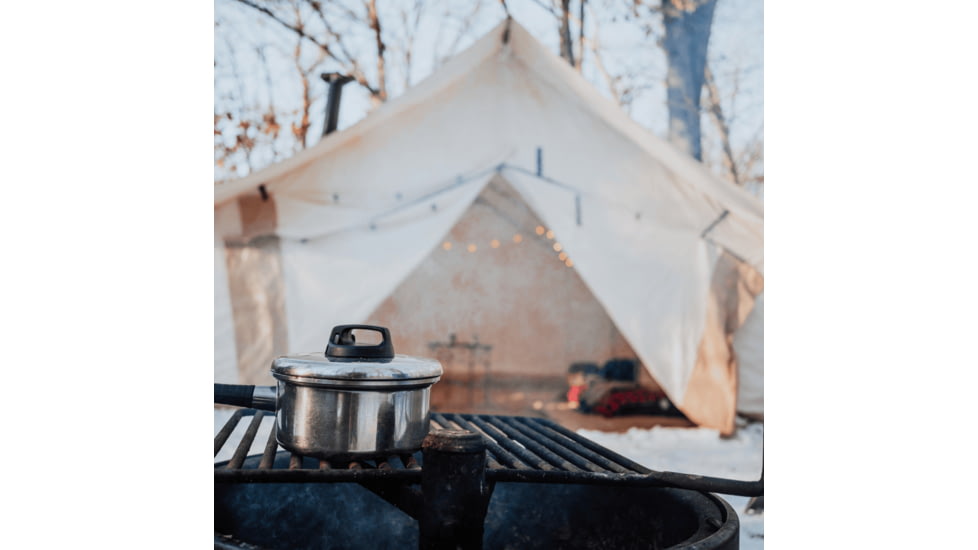 White Duck Alpha Wall Tent, Water Repellent, 12ft x 14ft, WD-0012