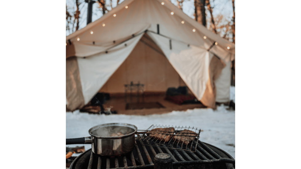 White Duck Alpha Wall Tent, Water Repellent, 12ft x 14ft, WD-0012