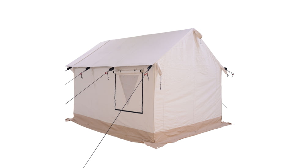White Duck Alpha Wall Tent, Water Repellent, 8ft x 10ft, WD-0072