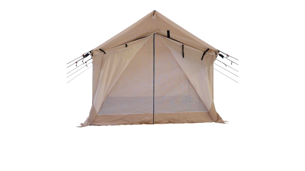 White Duck Alpha Wall Tent, Water Repellent, 8ft x 10ft, WD-0072