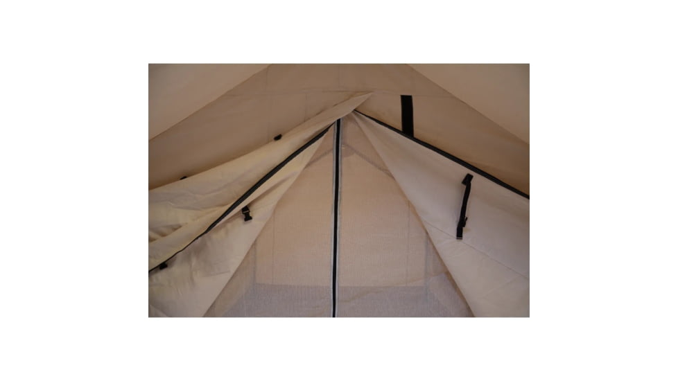 White Duck Alpha Wall Tent, Water Repellent, 8ft x 10ft, WD-0072