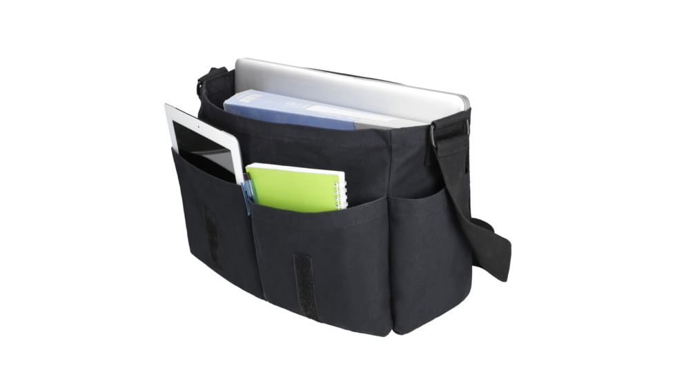 White Duck Filios Messenger Bag, Black, FMBB-1712
