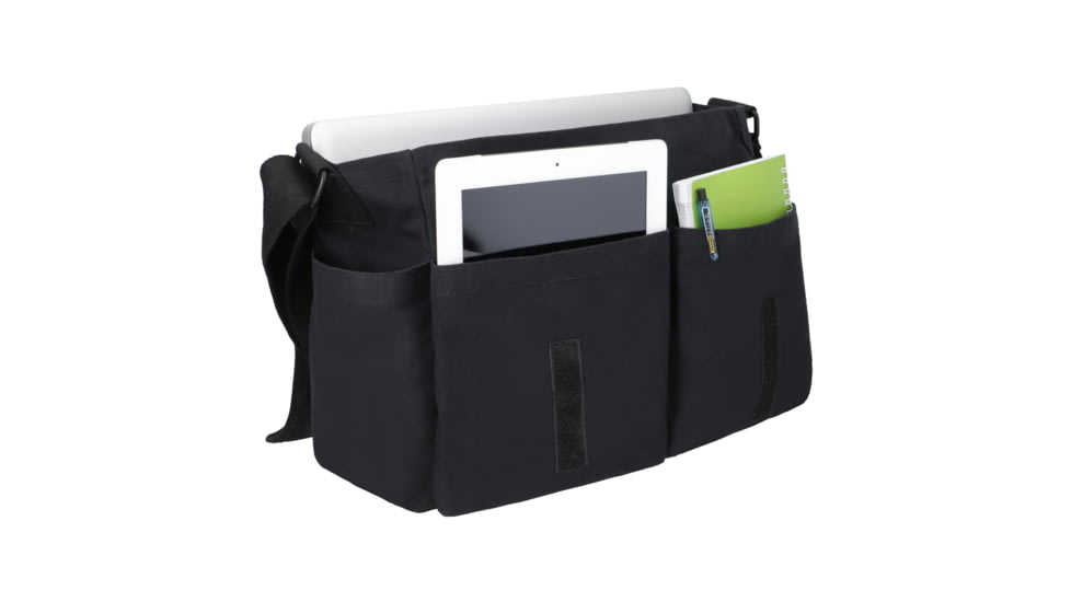 White Duck Filios Messenger Bag, Black, FMBB-1712