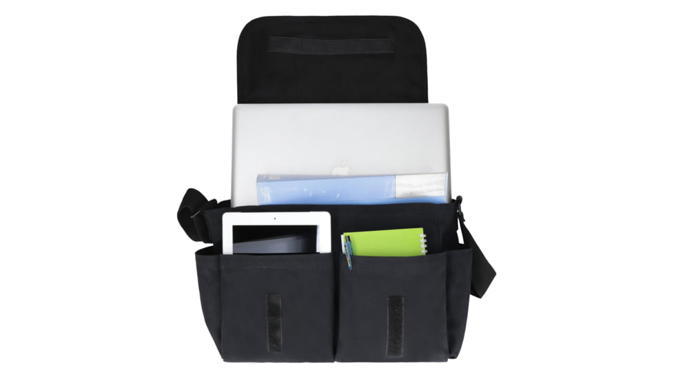 White Duck Filios Messenger Bag, Black, FMBB-1712