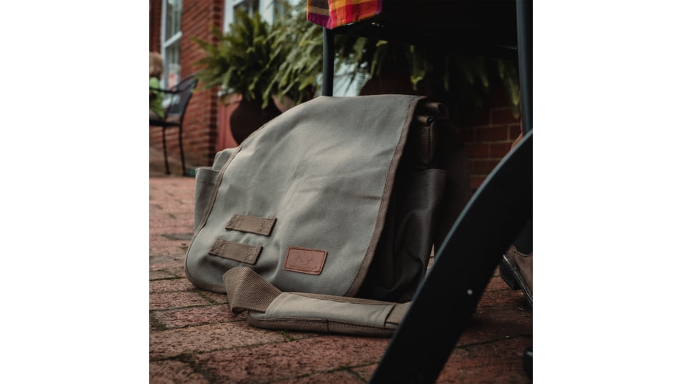 White Duck Filios Messenger Bag, Olive, FMBO-1712