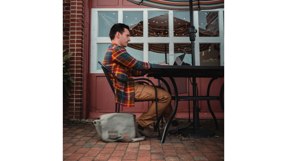 White Duck Filios Messenger Bag, Olive, FMBO-1712