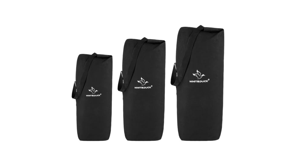 White Duck Hoplite Canvas Top Load Bag, Black, Standard, FBA1-HTLBB-2136