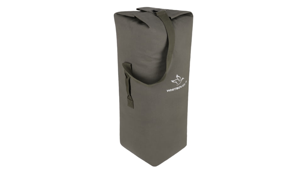 White Duck Hoplite Canvas Top Load Bag, Olive, Standard, MDS-2136