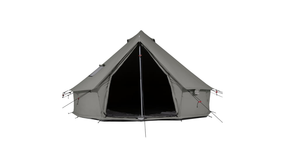 White Duck Regatta Bell Tent, Water Repellent, Boulder Gray, 13ft, WD-RBT-07