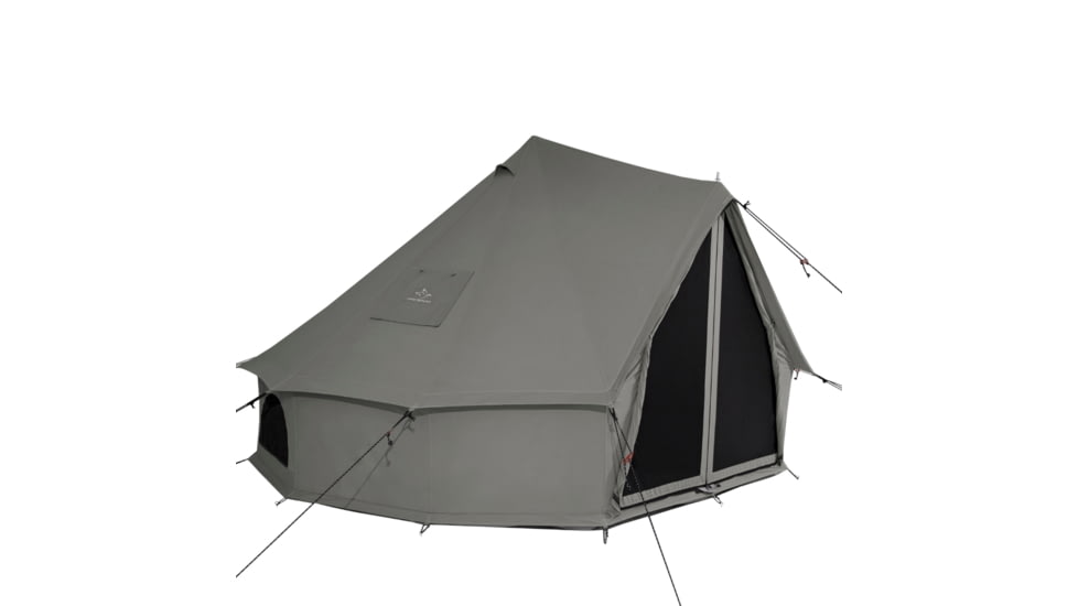 White Duck Regatta Bell Tent, Water Repellent, Boulder Gray, 13ft, WD-RBT-07