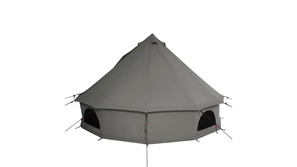 White Duck Regatta Bell Tent, Water Repellent, Boulder Gray, 13ft, WD-RBT-07