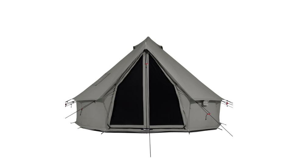 White Duck Regatta Bell Tent, Water Repellent, Boulder Gray, 13ft, WD-RBT-07