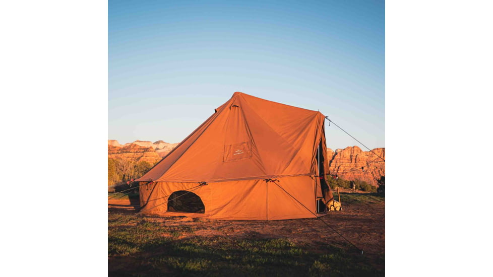 White Duck Regatta Bell Tent, Water Repellent, Desert Red, 10ft, WD-RBT-01