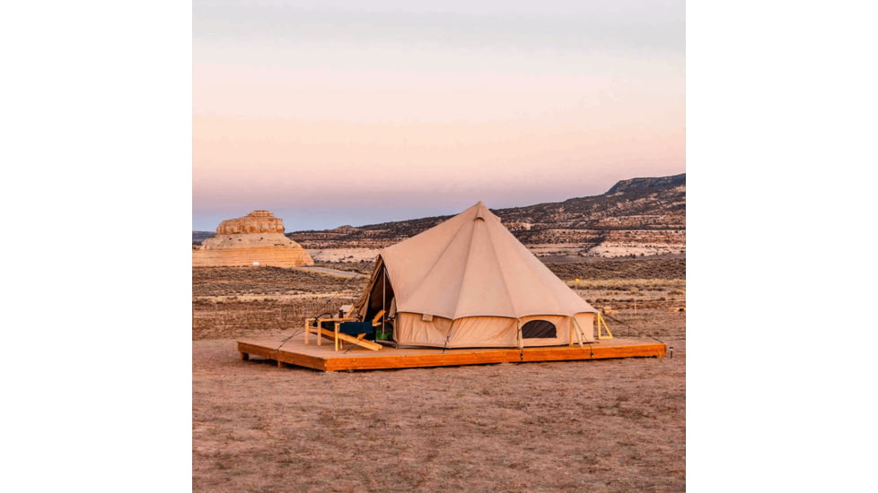 White Duck Regatta Bell Tent, Water Repellent, Sandstone Beige, 8ft, WD-0071