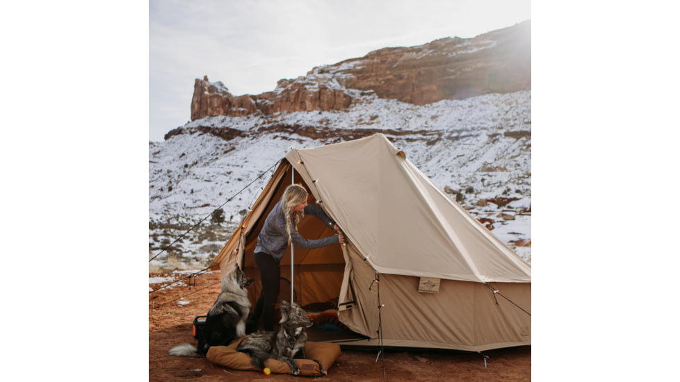 White Duck Regatta Bell Tent, Water Repellent, Sandstone Beige, 8ft, WD-0071