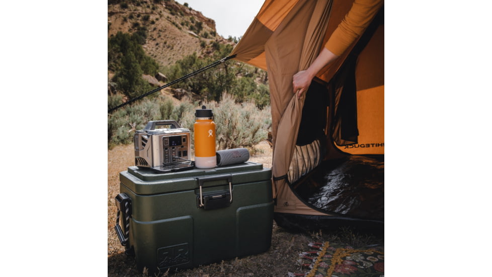 White Duck Rover Scout Tent w/ Jack Stove, Fire Water Repellent, Sandstone Beige, 6ftx8ft, WD-RBT-65