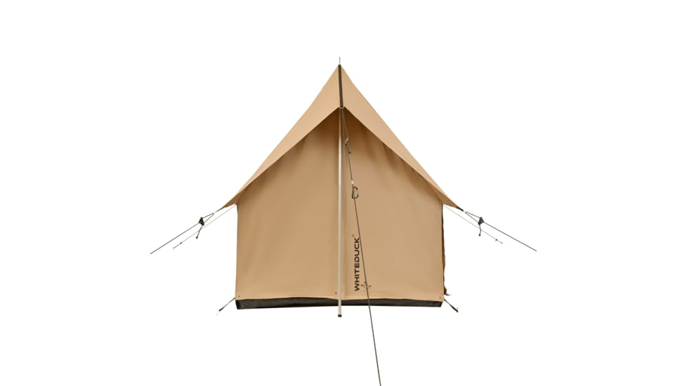 White Duck Rover Scout Tent w/ Jack Stove, Fire Water Repellent, Sandstone Beige, 6ftx8ft, WD-RBT-65