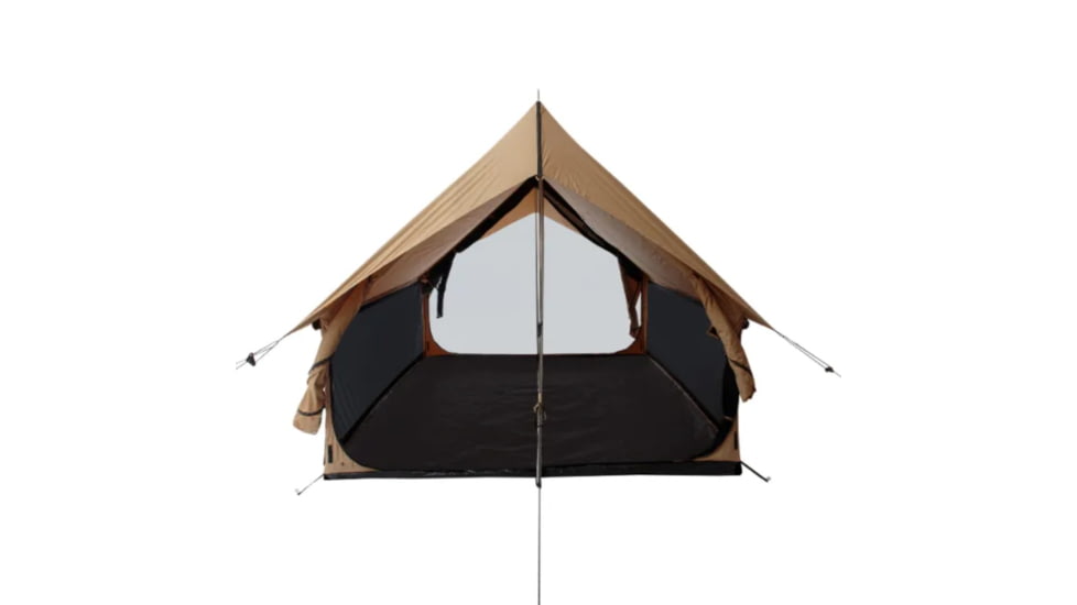 White Duck Rover Scout Tent w/ Jack Stove, Water Repellent, Sandstone Beige, 8ftx9ft, WD-RBT-37