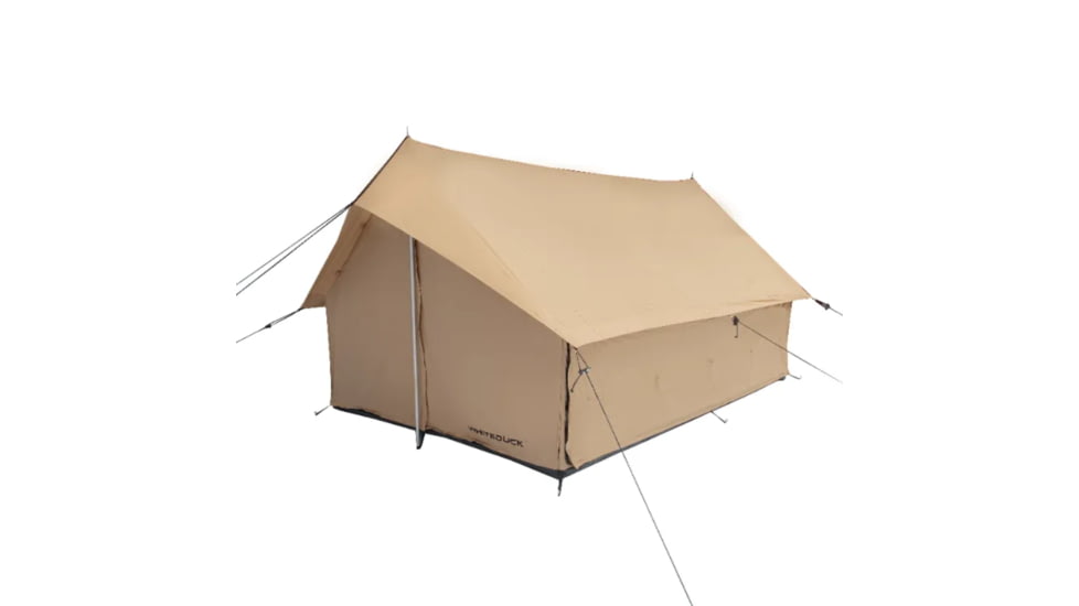 White Duck Rover Scout Tent w/ Jack Stove, Water Repellent, Sandstone Beige, 8ftx9ft, WD-RBT-37
