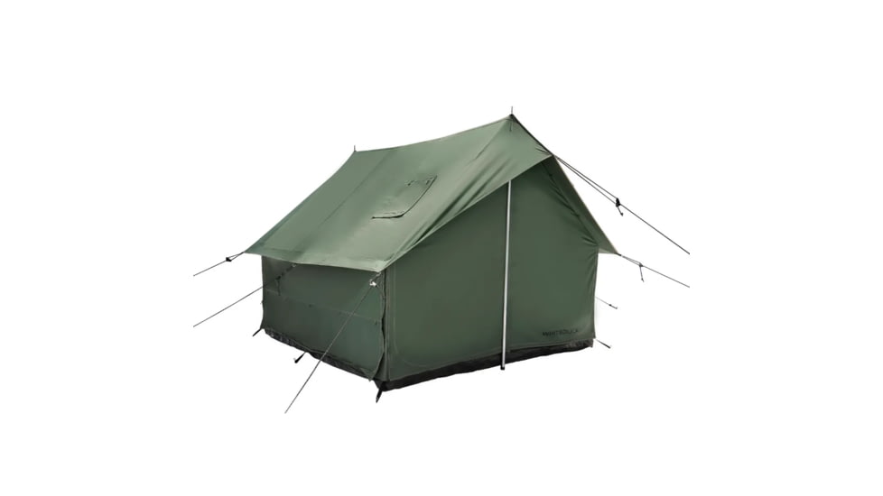 White Duck Rover Scout Tent w/ Jack Stove, Water Repellent, Forest Green, 8ftx9ft, WD-RBT-33