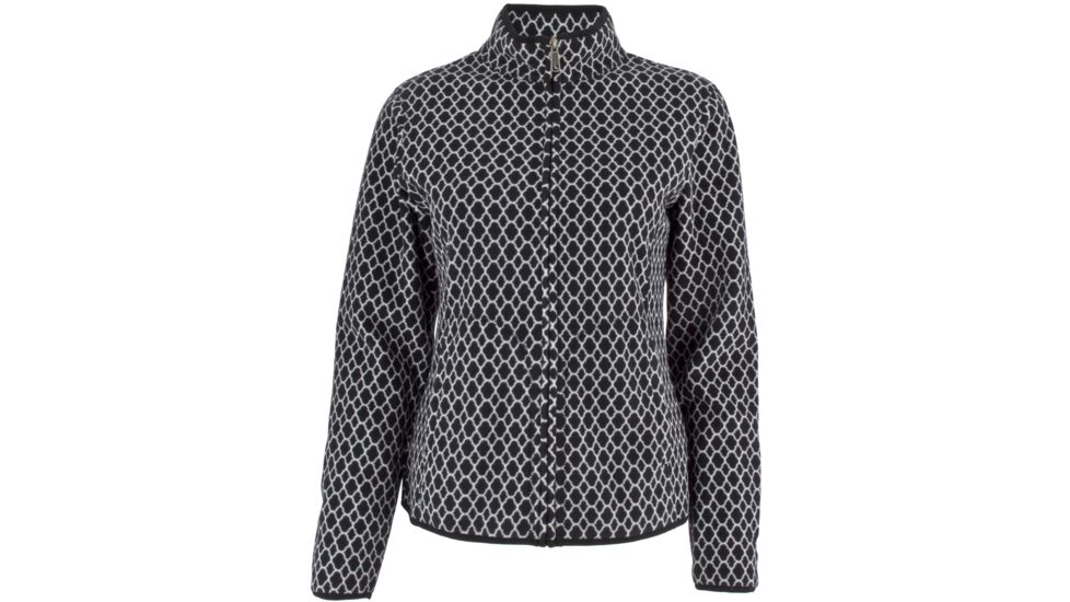 White Sierra Alpha Tek Print Jacket - Women's-Black Combo-X-Large
