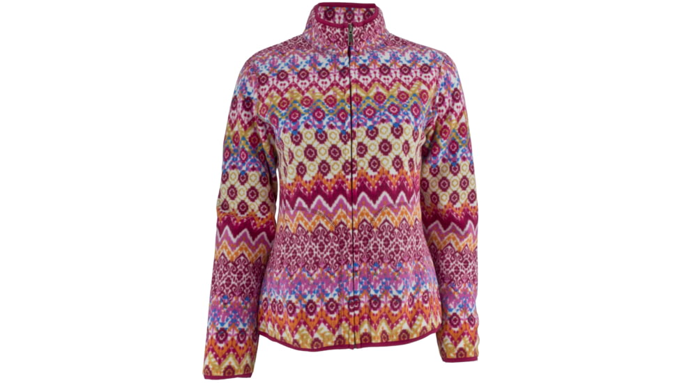 White Sierra Alpha Tek Print Jacket - Women's-Rosebud Combo-Small