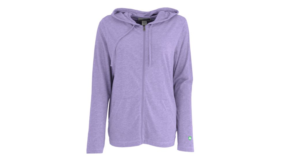 White Sierra Bug Free Jersey Full Zip Hoody - Womens, Light Iris, Extra Large B2501W-Light Iris - LIR-XL