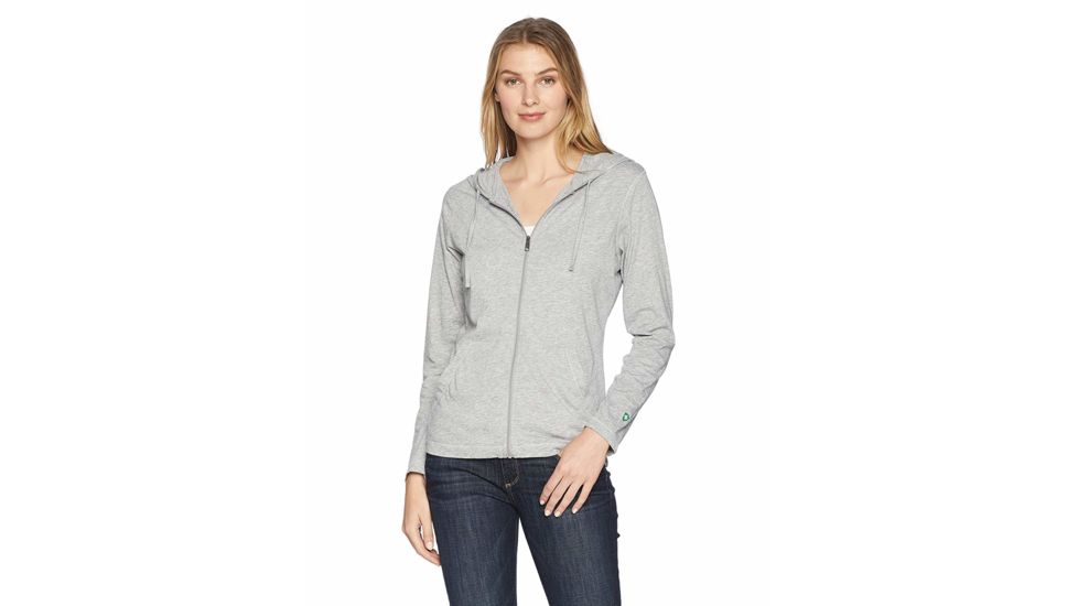White Sierra Bug Free Jersey Full Zip Hoody - Womens, Heather Gray, Small, B2501W-Heather Gray - HGR-SMALL