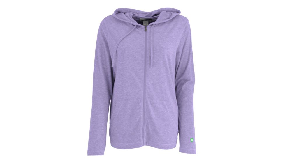 White Sierra Bug Free Jersey Full Zip Hoody - Womens, Light Iris, Medium, B2501W-Light Iris - LIR-MEDIUM