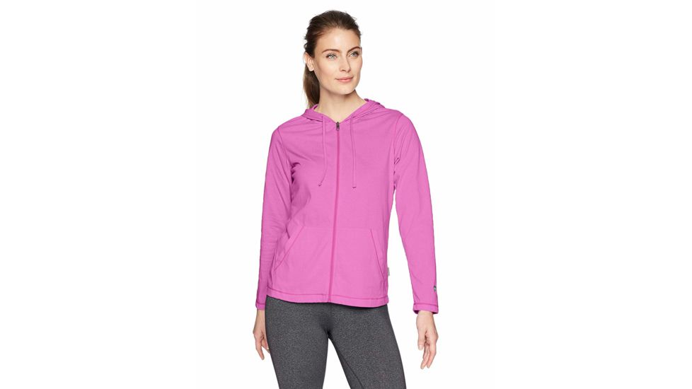 White Sierra Bug Free Jersey Full Zip Hoody - Womens, Orchid, Small, B2501W-Orchid - ORC-SMALL