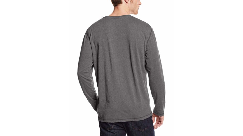 White Sierra Bug Free Jersey Long Sleeve Crew - Mens, Charcoal Heather, Small, T3512M-Charcoal Heather - CHE-SMALL