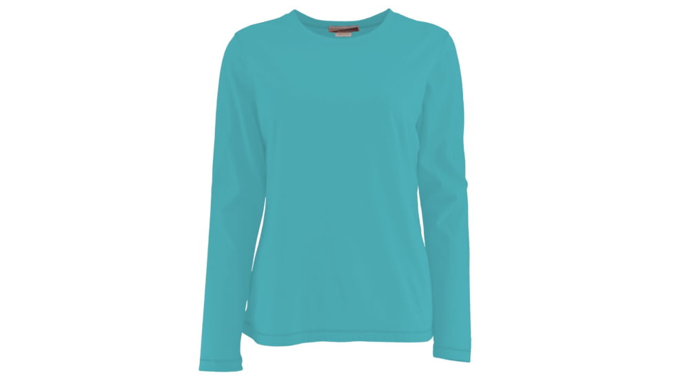 White Sierra Bug Free Jersey Long Sleeve Crew - Womens, Lagoon, Large T3512W-Lagoon - LAG-LARGE