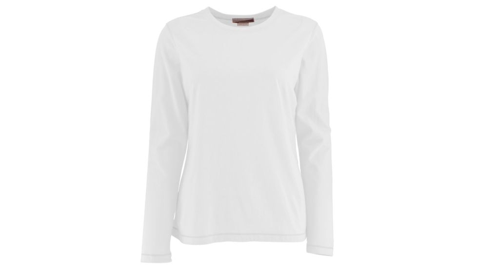 White Sierra Bug Free Jersey Long Sleeve Crew - Womens, White, Large, T3512W-White - WHT-LARGE