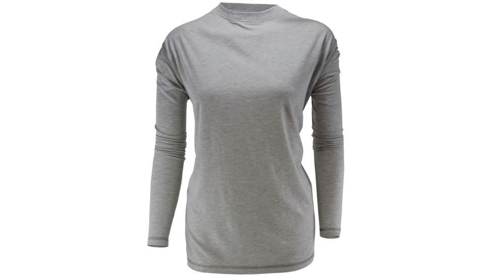White Sierra Bug Free Jersey Tee - Women's-Heather Grey-Small