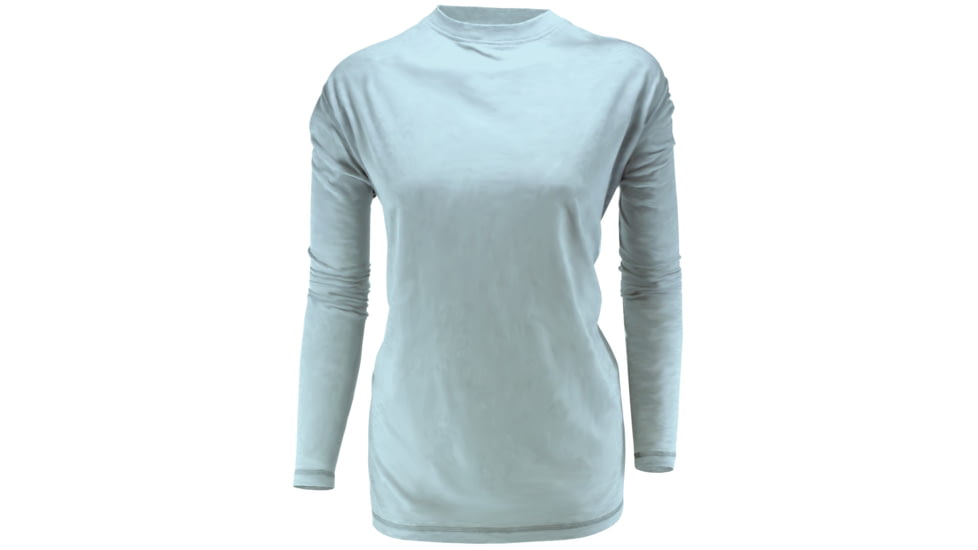 White Sierra Bug Free Jersey Tee - Women's-Sky Blue-Small