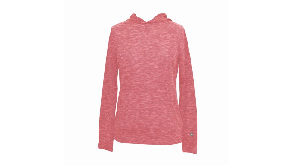 White Sierra Bug Free Trail Hoody - Womens, Watermelon, Small, B3260W-Watermelon - WML-SMALL